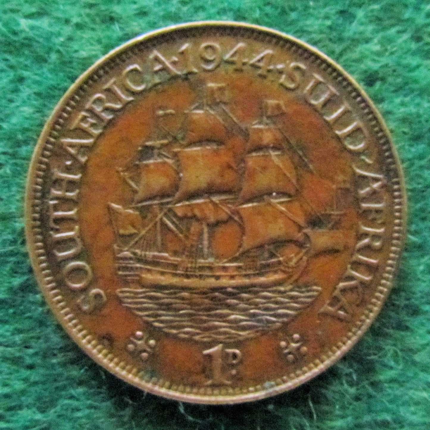 South Africa 1944 1 Penny Coin