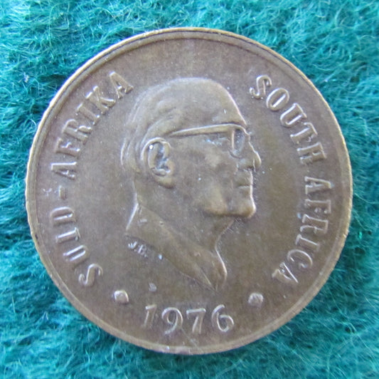 South Africa 1976 1 Cent Coin - Circulated