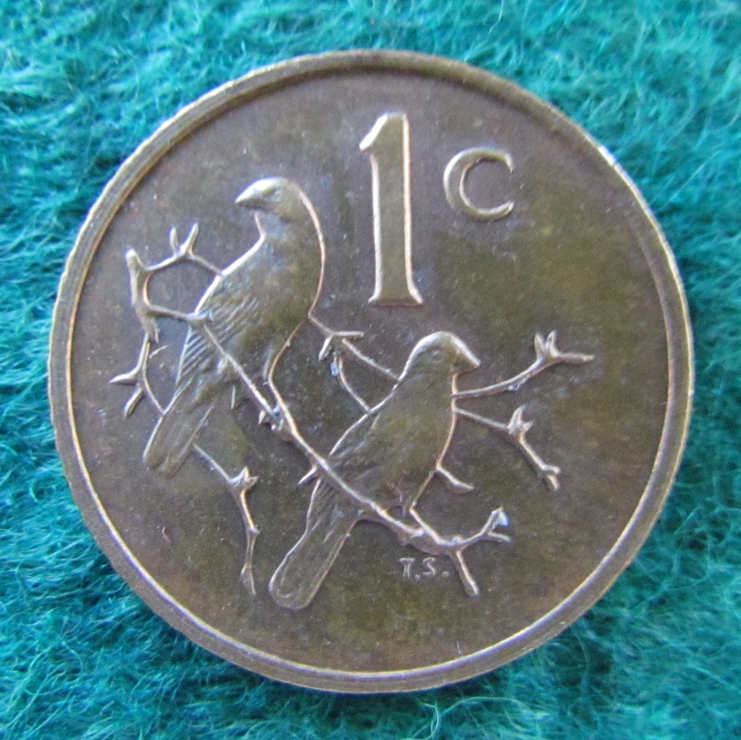 South Africa 1977 1 Cent Coin - Circulated