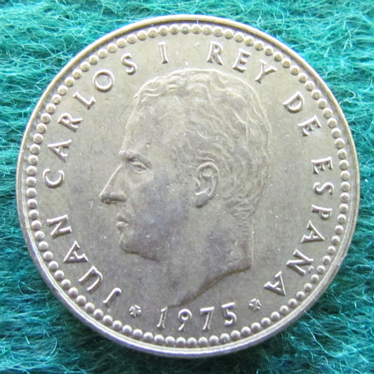 Spanish 1975 1 Peseta Coin - Circulated