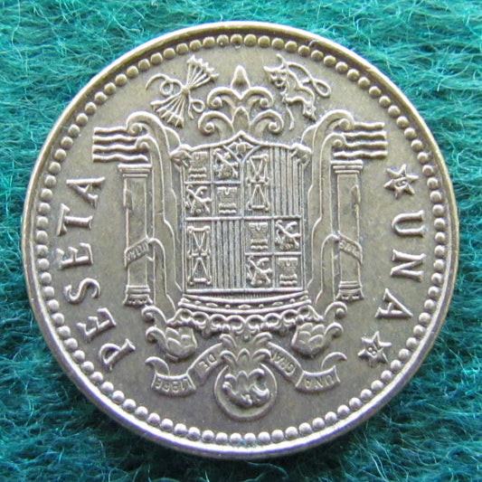 Spanish 1975 1 Peseta Coin - Circulated
