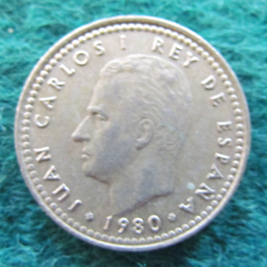 Spanish 1980 1 Peseta Coin - Circulated