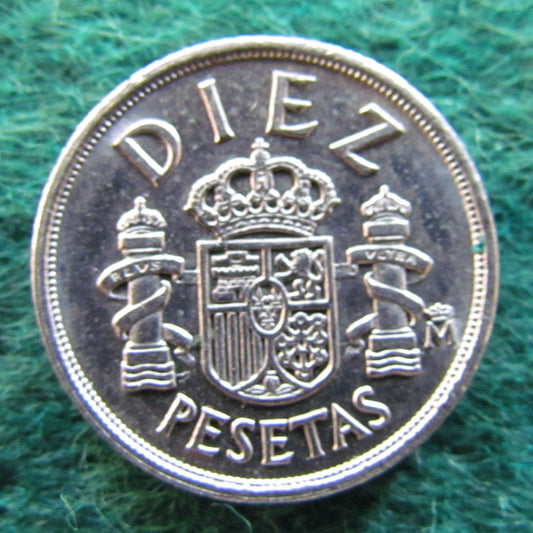 Spanish 1983 10 Diez Pesetas Coin - Circulated