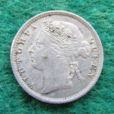 Straits Settlements 1895 10 Cent Queen Victoria Coin