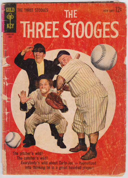 The Three Stooges Comic Book Staring Double Play #13 July 1963