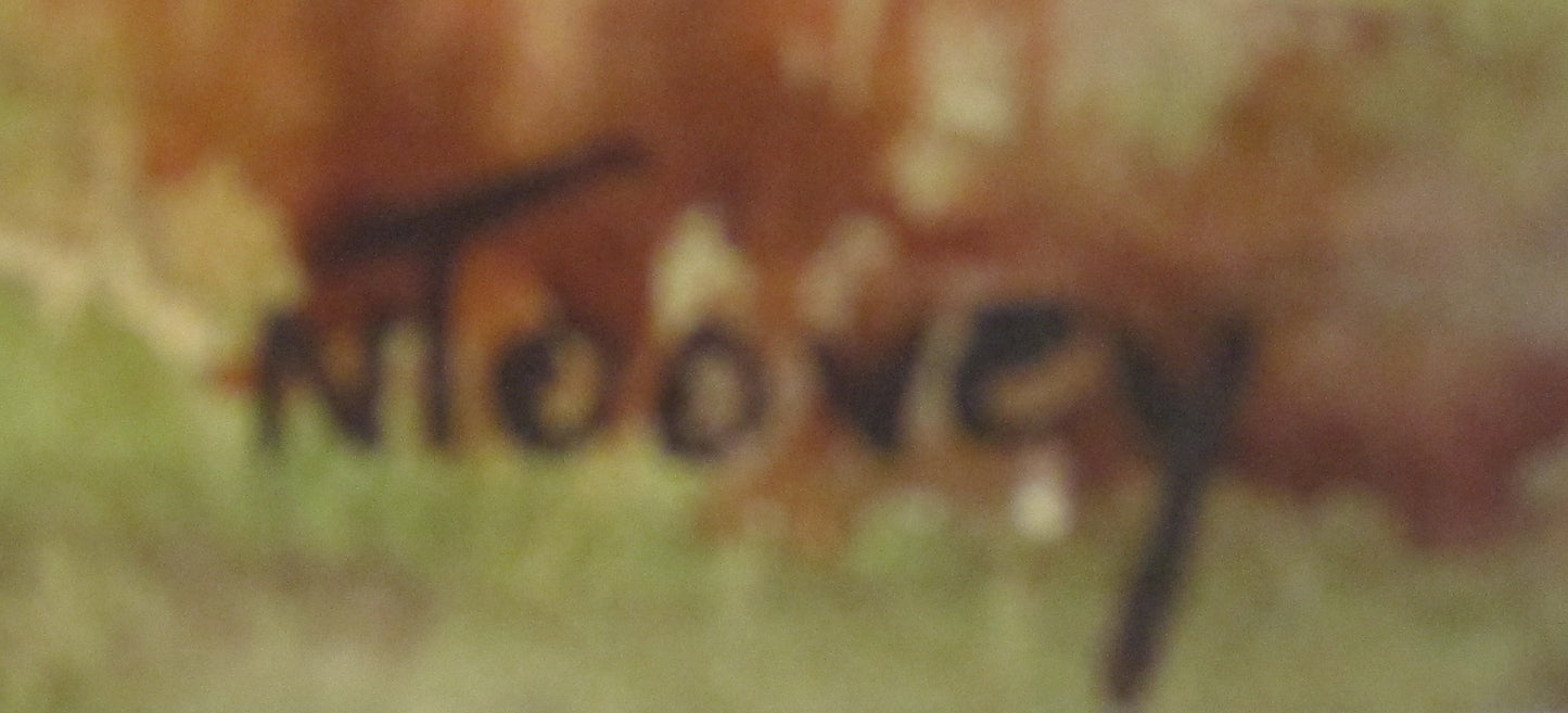 Nancy Toovey Watercolour Of A Large Homestead At Singleton 1979