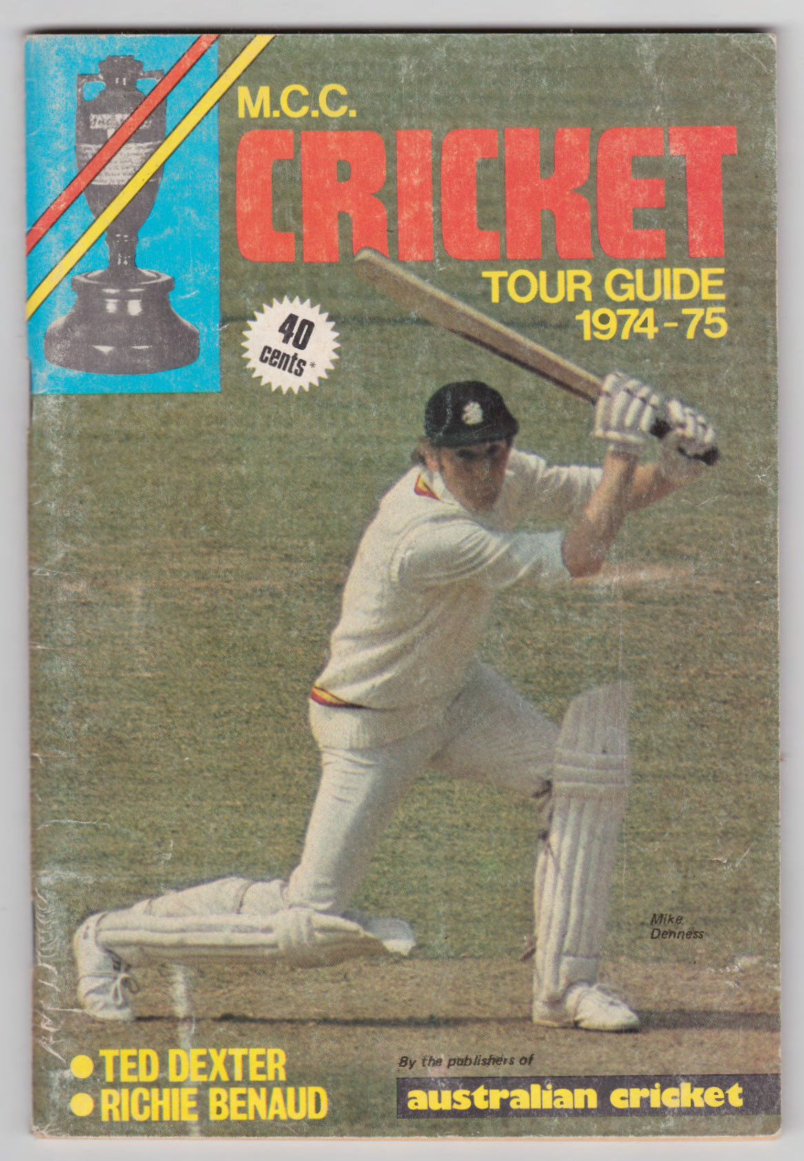Cricket Tour Guide 1974 - 1975 At The MCC