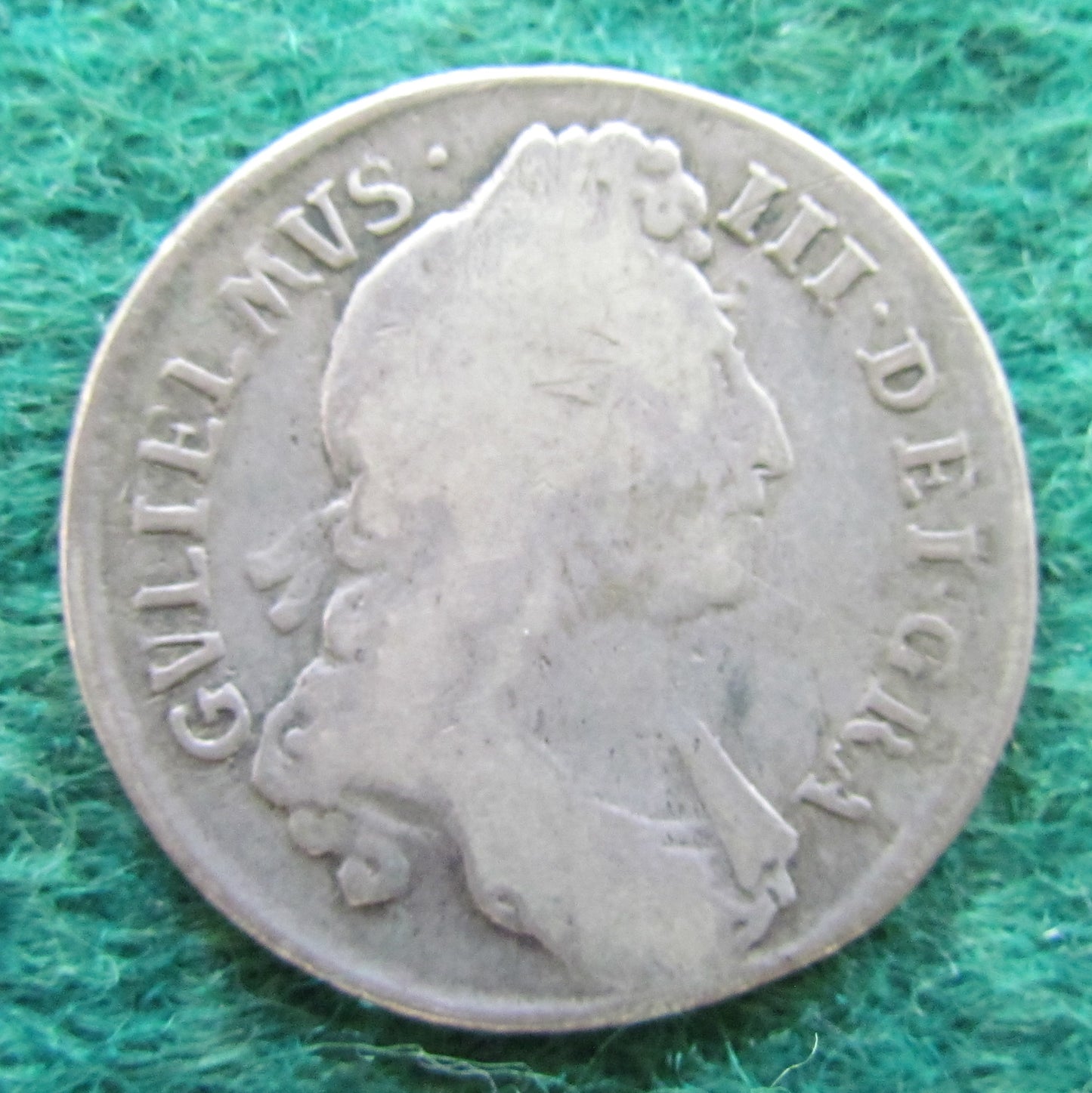 GB British UK English 1696 1 Shilling King William III Coin