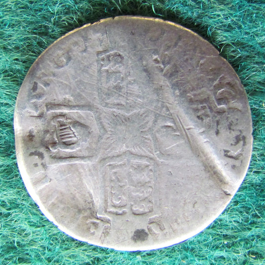GB British UK English 1711 Sixpence Queen Anne Coin
