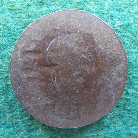 GB British UK English 1806 Half Penny King George III Coin