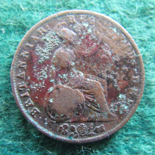 GB British UK English 1846 Half Penny Queen Victoria Coin - Young Head