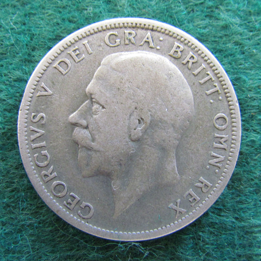 GB British UK English 1929 2 Shilling King George V Coin