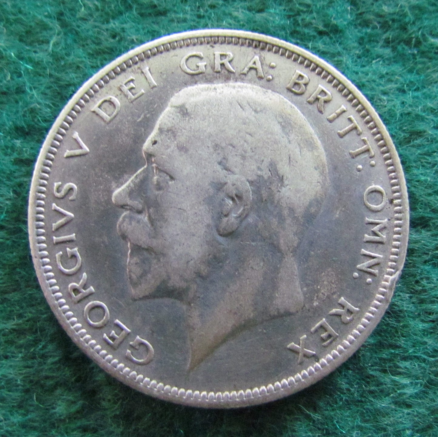 GB British UK English 1933 Half Crown King George V Coin