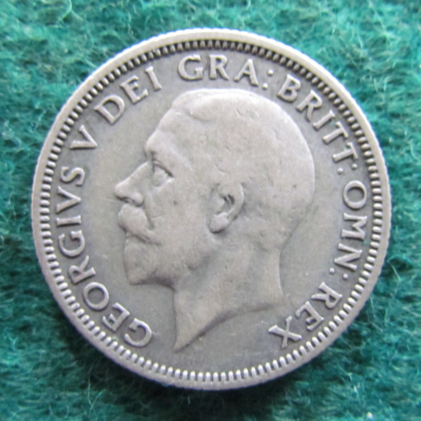 GB British UK English 1933 Shilling King George V Coin