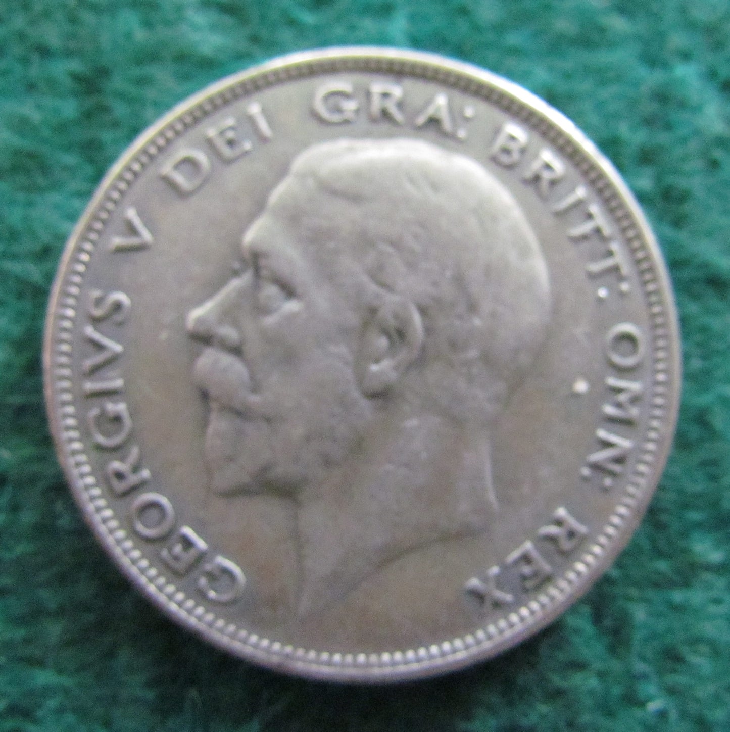 GB British UK English 1936 Half Crown King George V Coin