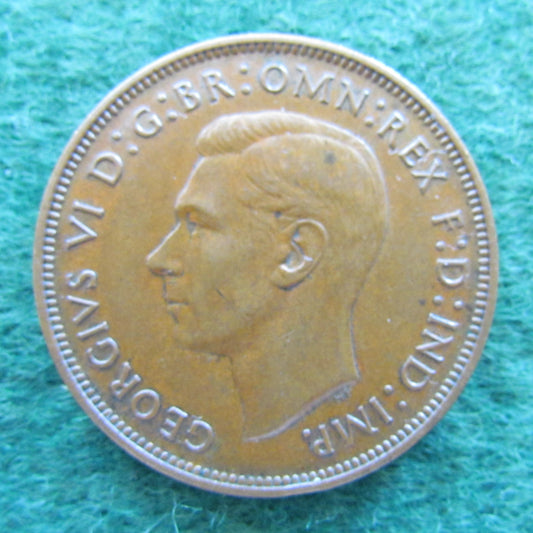 GB British UK English 1938 Penny King George V Coin