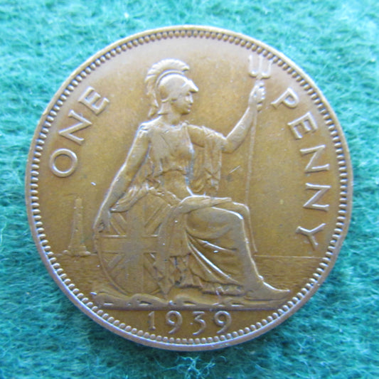 GB British UK English 1939 Penny King George V Coin