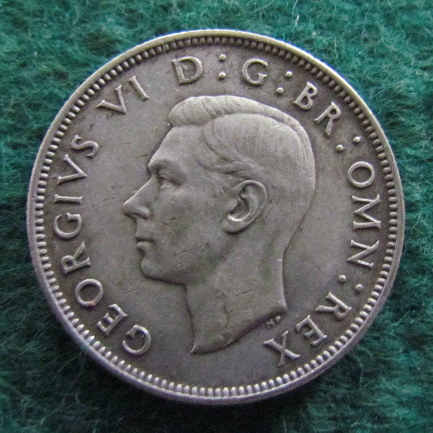 GB British UK English 1941 2 Shilling King George VI Coin