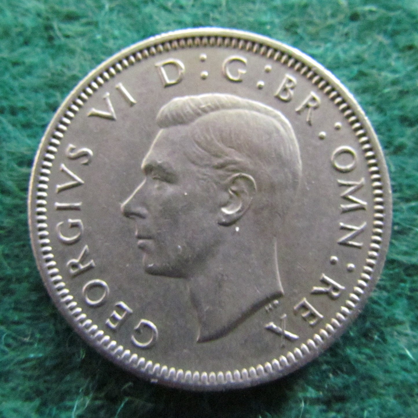 GB British UK English 1947 1 Shilling King George VI Coin