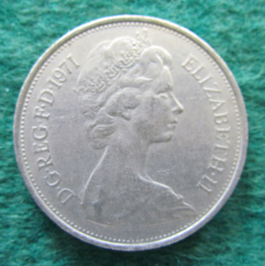 GB British UK English 1971 10 New Pence Queen Elizabeth II Coin - Circulated