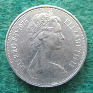 GB British UK English 1975 10 New Pence Queen Elizabeth II Coin - Circulated