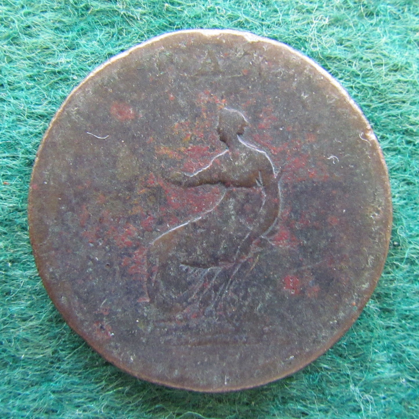 GB British UK English 1801 - 1820 Half Penny King George III Coin