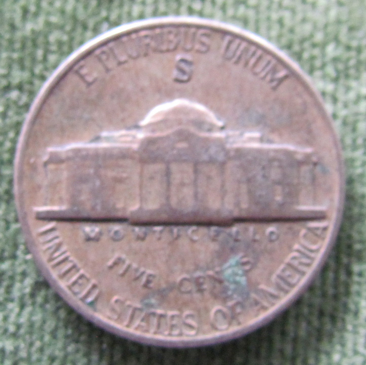 USA American 1943 S Nickel Jefferson Coin - Circulated