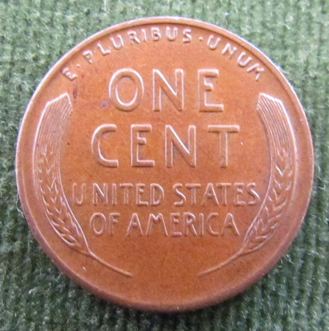 USA American 1944 1 Cent Wheat Lincoln Coin - Circulated