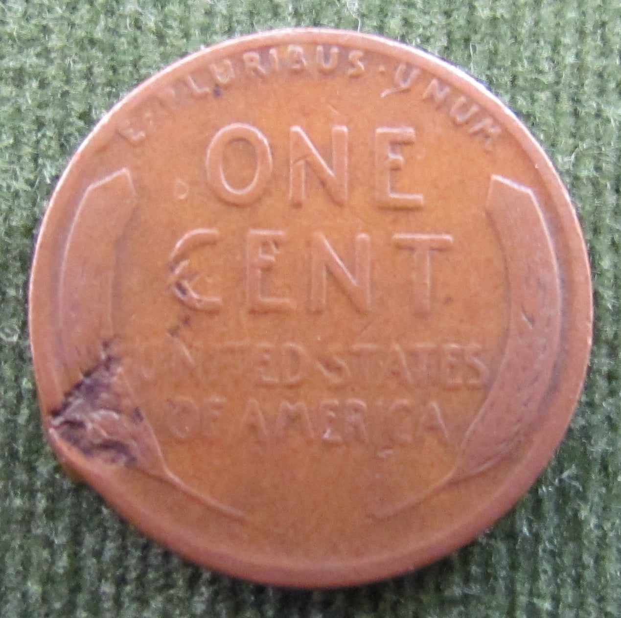 USA American 1944 D 1 Cent Wheat Lincoln Coin - Circulated