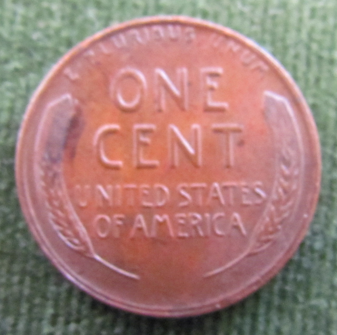 USA American 1945 S 1 Cent Wheat Lincoln Coin - Circulated