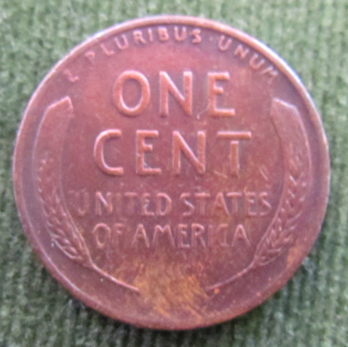 USA American 1946 S 1 Cent Wheat Lincoln Coin - Circulated