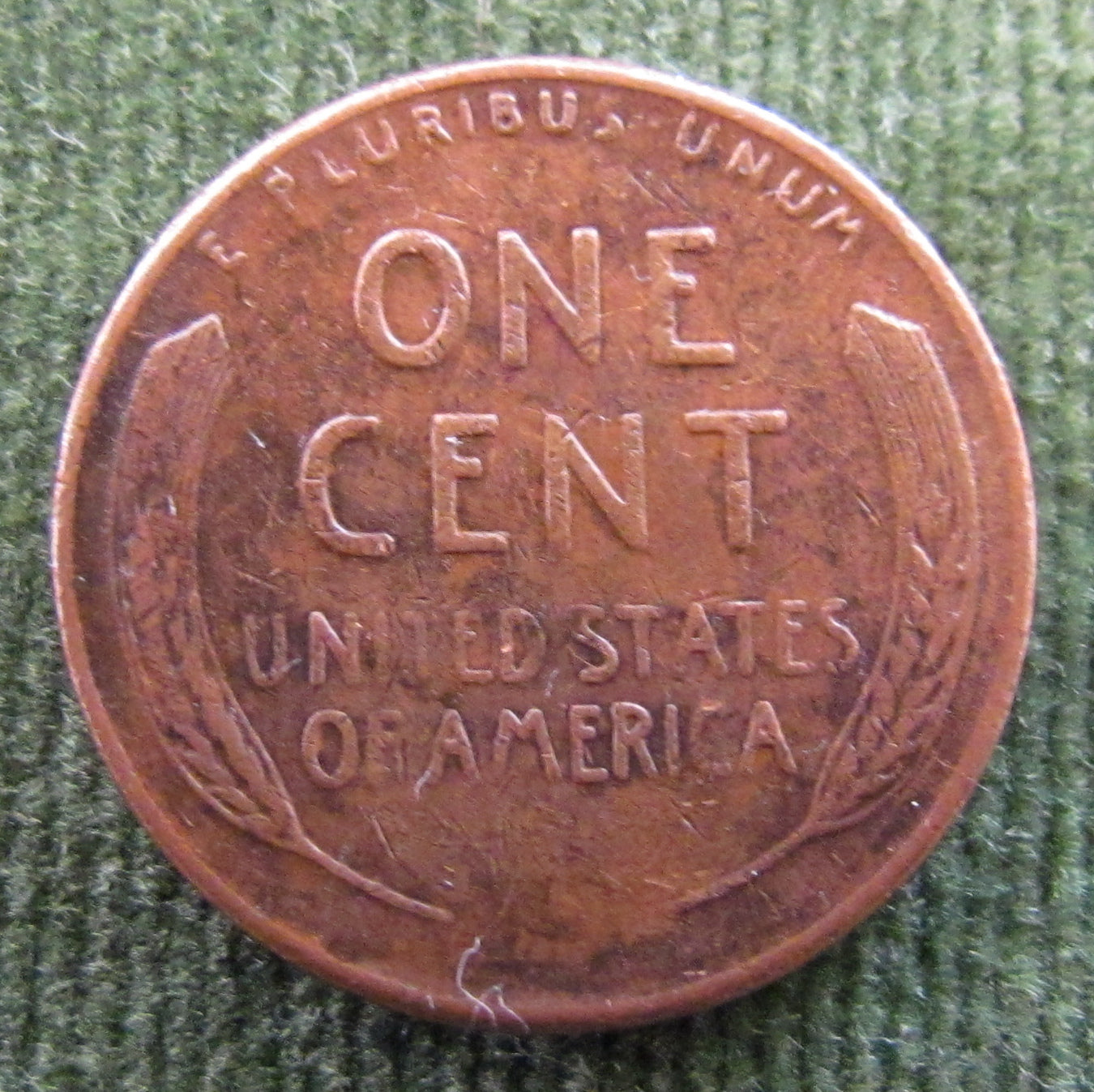 USA American 1951 S 1 Cent Wheat Lincoln Coin - Circulated