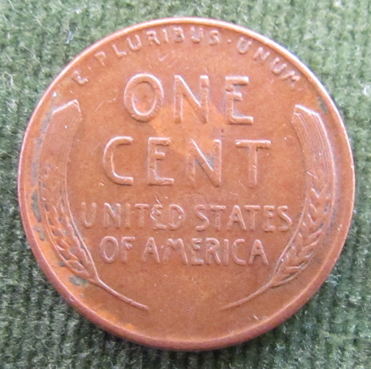 USA American 1952 D 1 Cent Wheat Lincoln Coin - Circulated