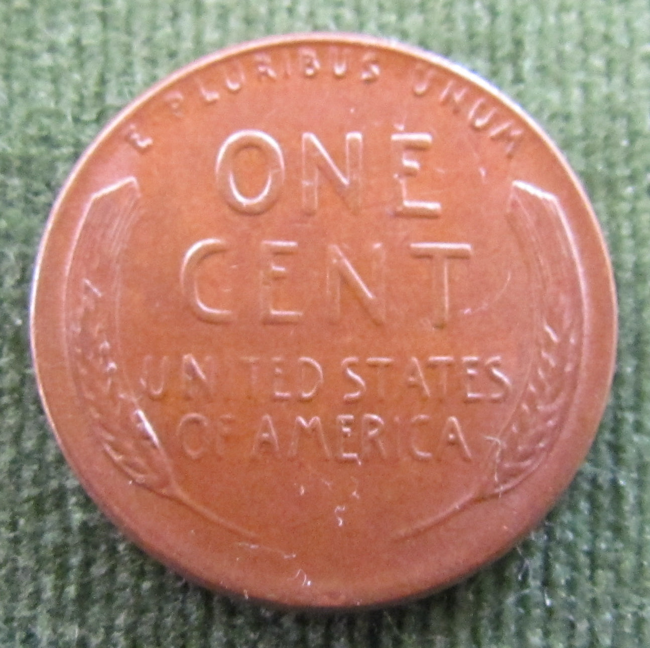 USA American 1954 1 Cent Wheat Lincoln Coin - Circulated