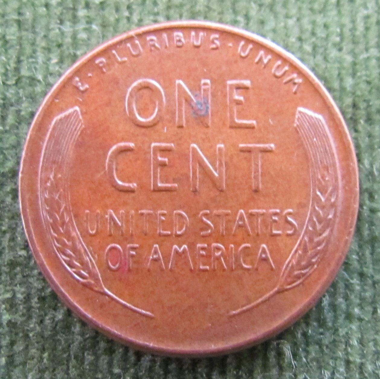 USA American 1956 1 Cent Wheat Lincoln Coin - Circulated