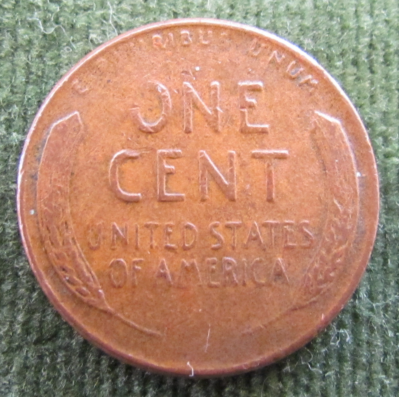 USA American 1958 D 1 Cent Wheat Lincoln Coin - Circulated