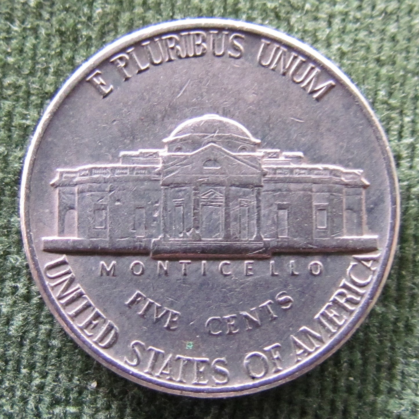 USA American 1977 D Nickel Jefferson Coin - Circulated