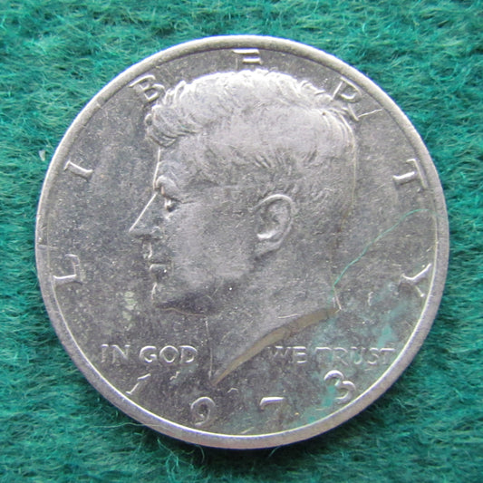 USA American 1973 Half Dollar Kennedy Coin - Circulated
