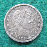 USA American 1895 Barber Quarter Coin - Circulated