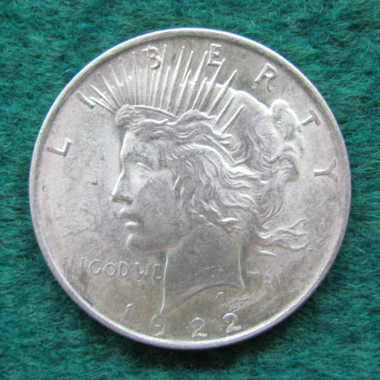 USA American 1922 Silver Dollar Circulated