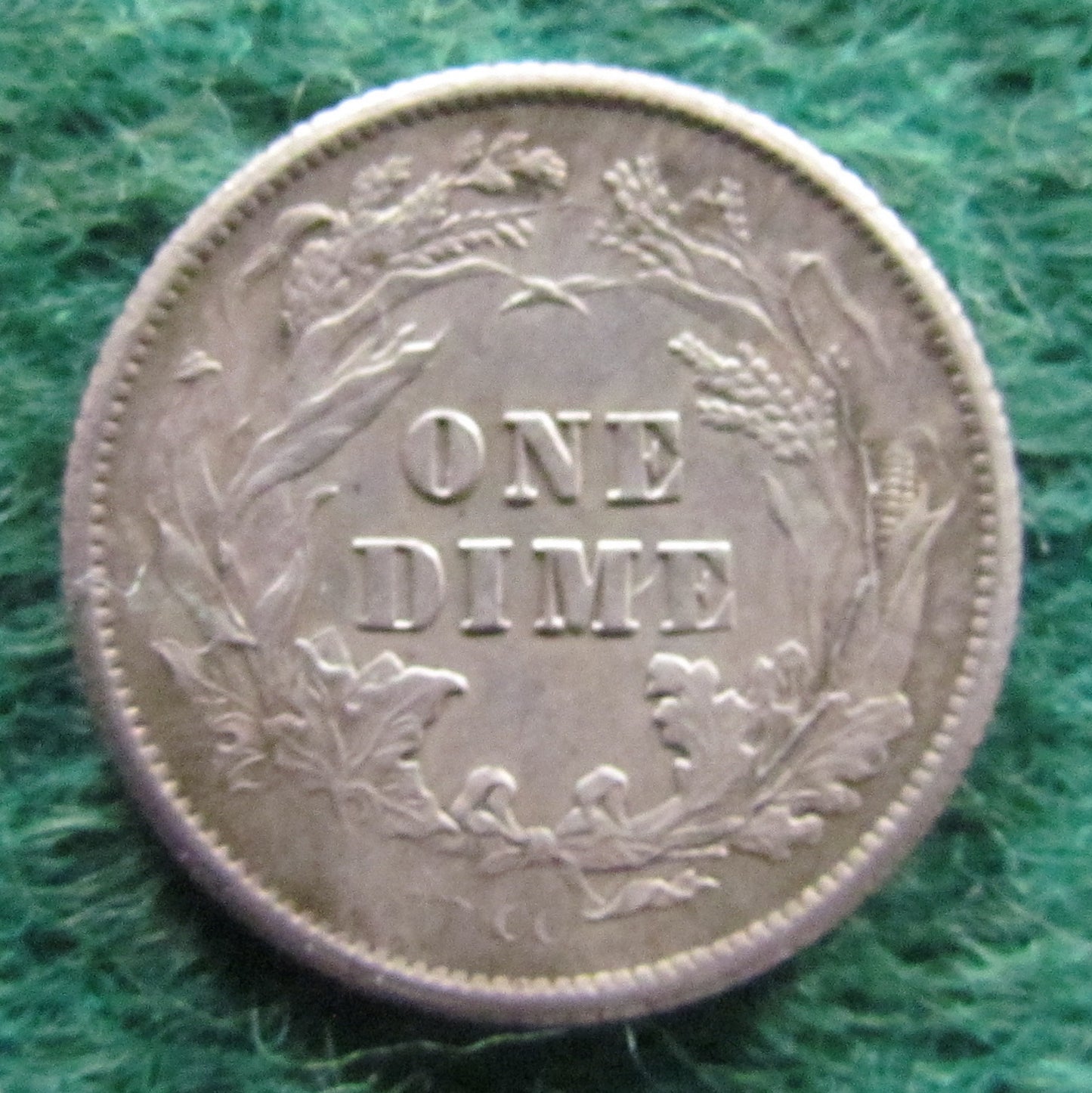 USA American 1878 CC Silver Seated Liberty Dime Coin - Circulated