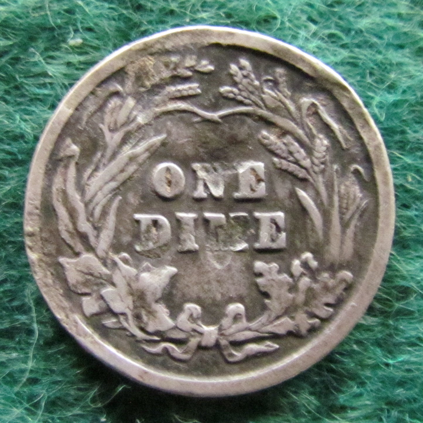 USA American 1902 Barber Dime Coin - Circulated