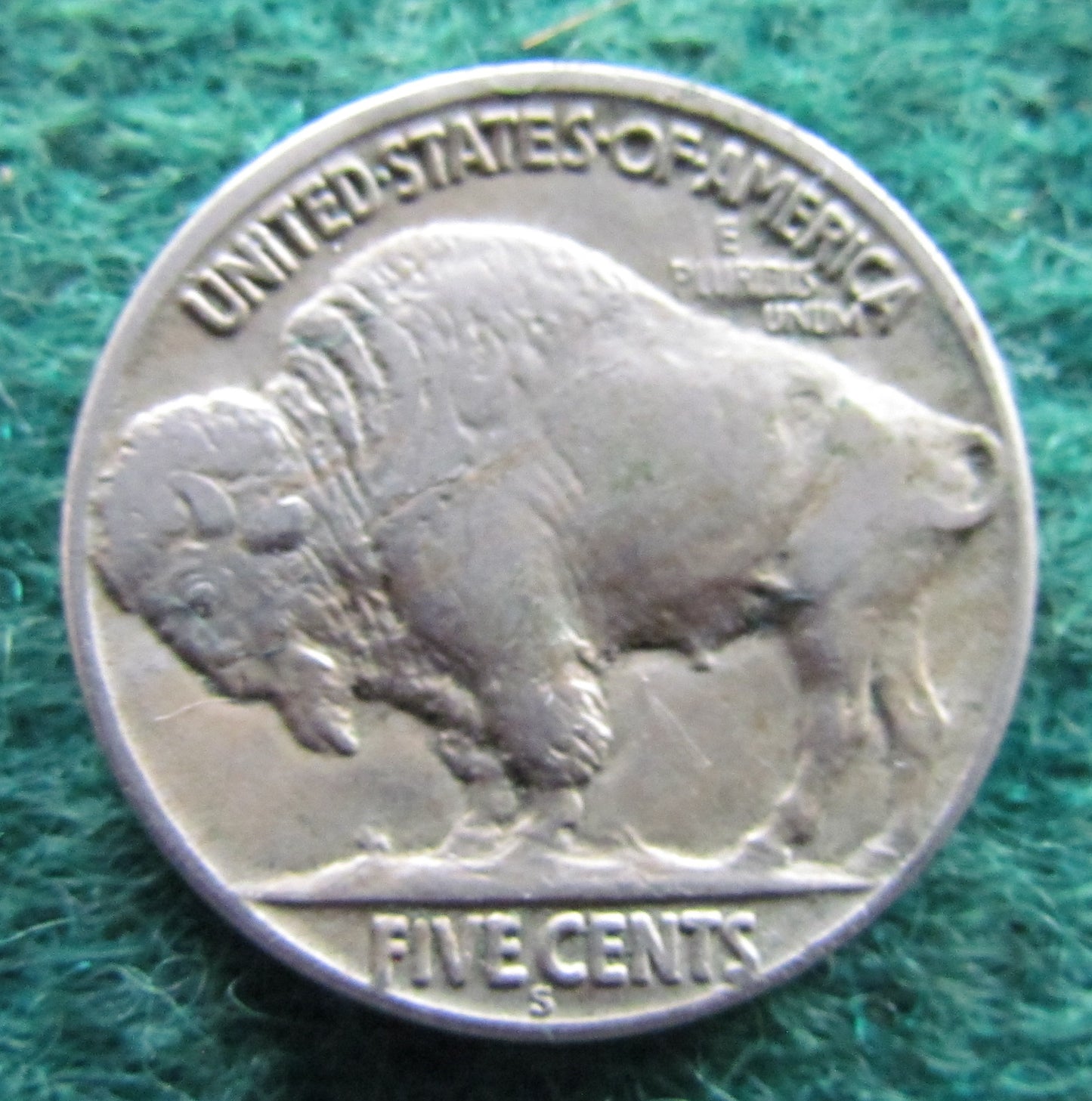 USA American 1918 S Buffalo Nickel Coin - Circulated