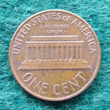 USA American 1968 S 1 Cent Lincoln Coin - Circulated