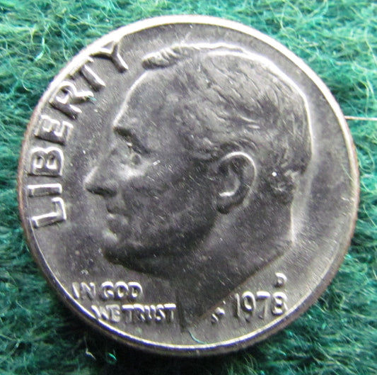 USA American 1978 D Dime Roosevelt Coin - Circulated
