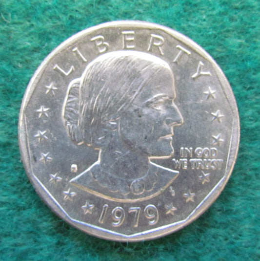 USA American 1979 Susan B Anthony Dollar Coin - Circulated