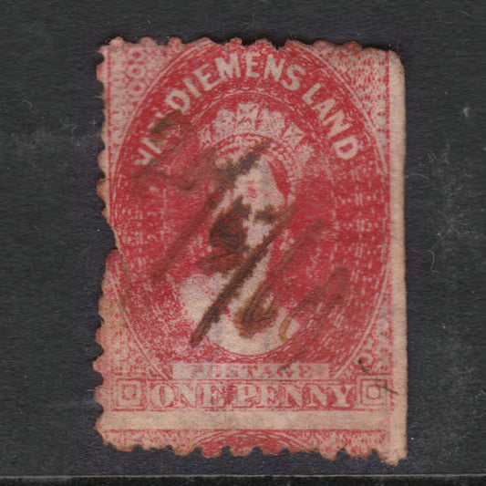 Tasmanian Van Diemens Land State Queen Victoria Stamp 1869