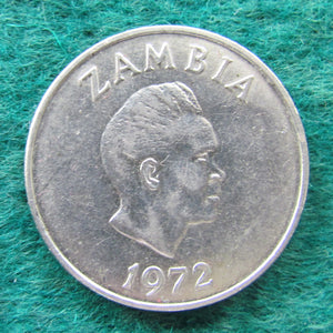 Zambia 1972 20 Ngwee Coin - Circulated
