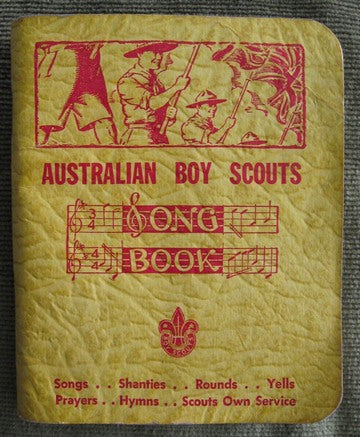 Australian Boy Scout Song Book Boy Scouting book