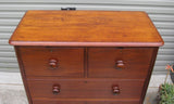 Australian cedar 4 drawer chest of drawers c1870